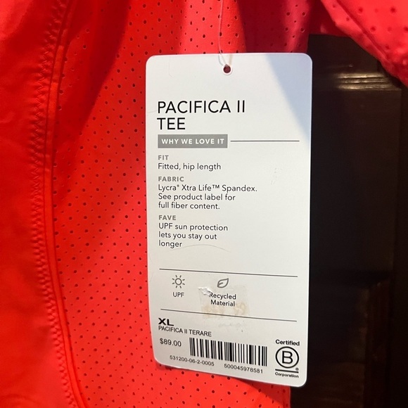Athleta Pacifica II Tee NWT swim shell rashguard - Picture 4 of 8